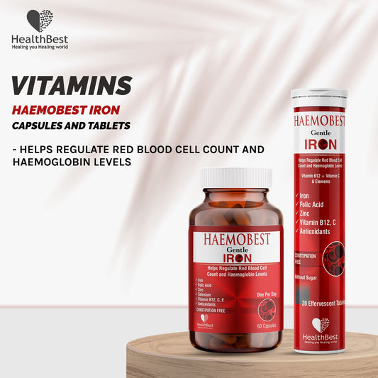 Vitamins Haemobest Iron Capsules and Tablets