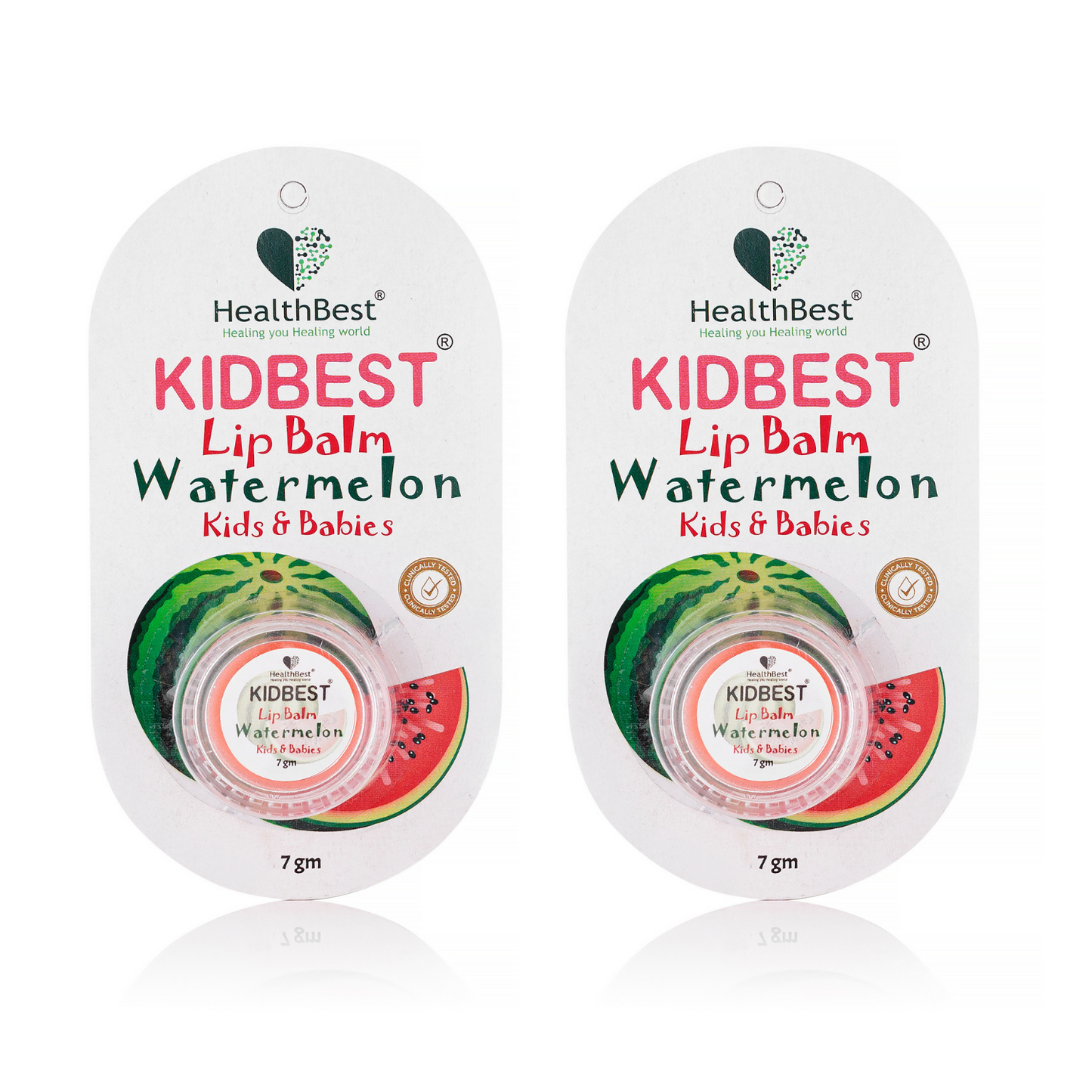 HealthBest Kidbest Lip Balm for Kids Pack of 2