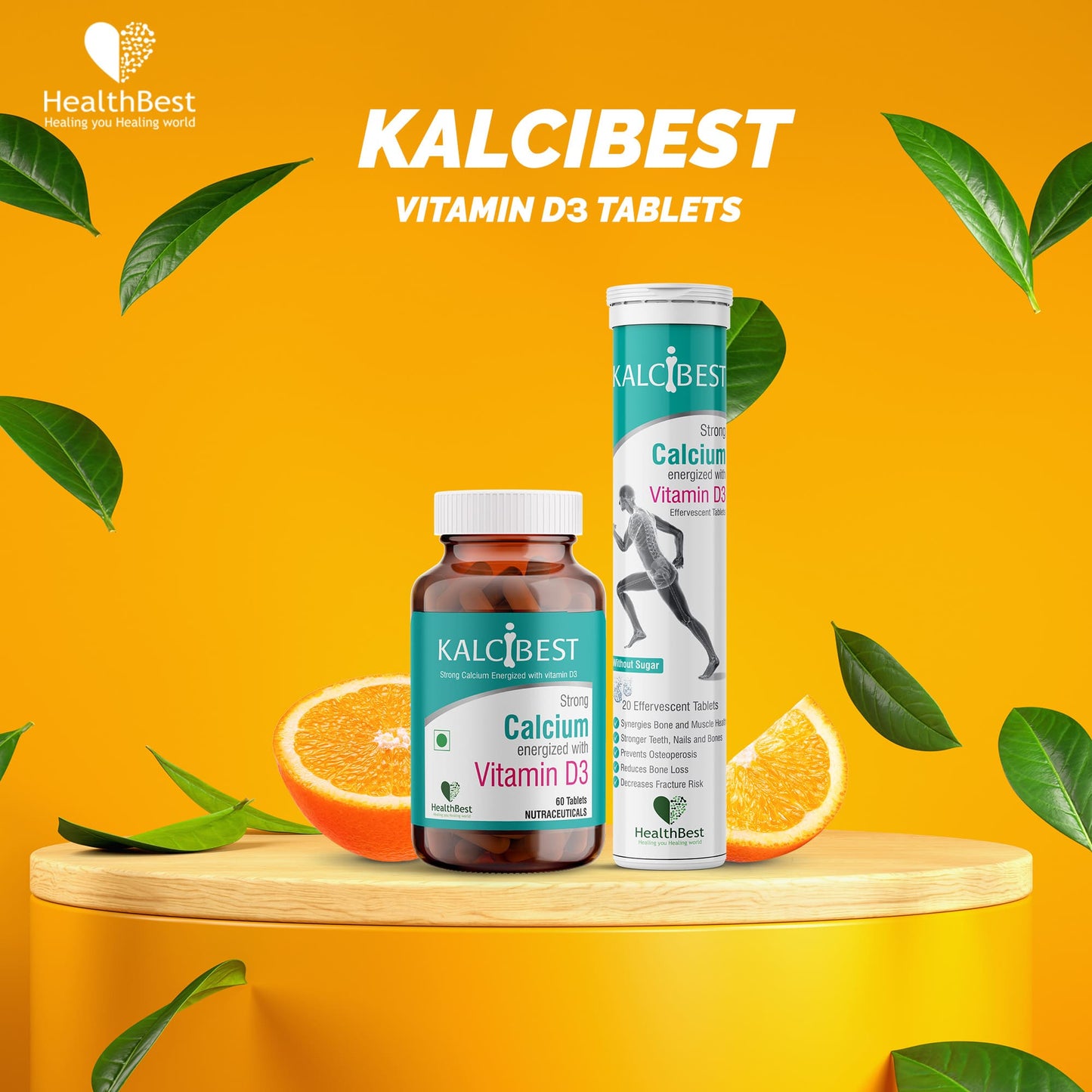 KalciBest Vitamin D3 Tablets Combo