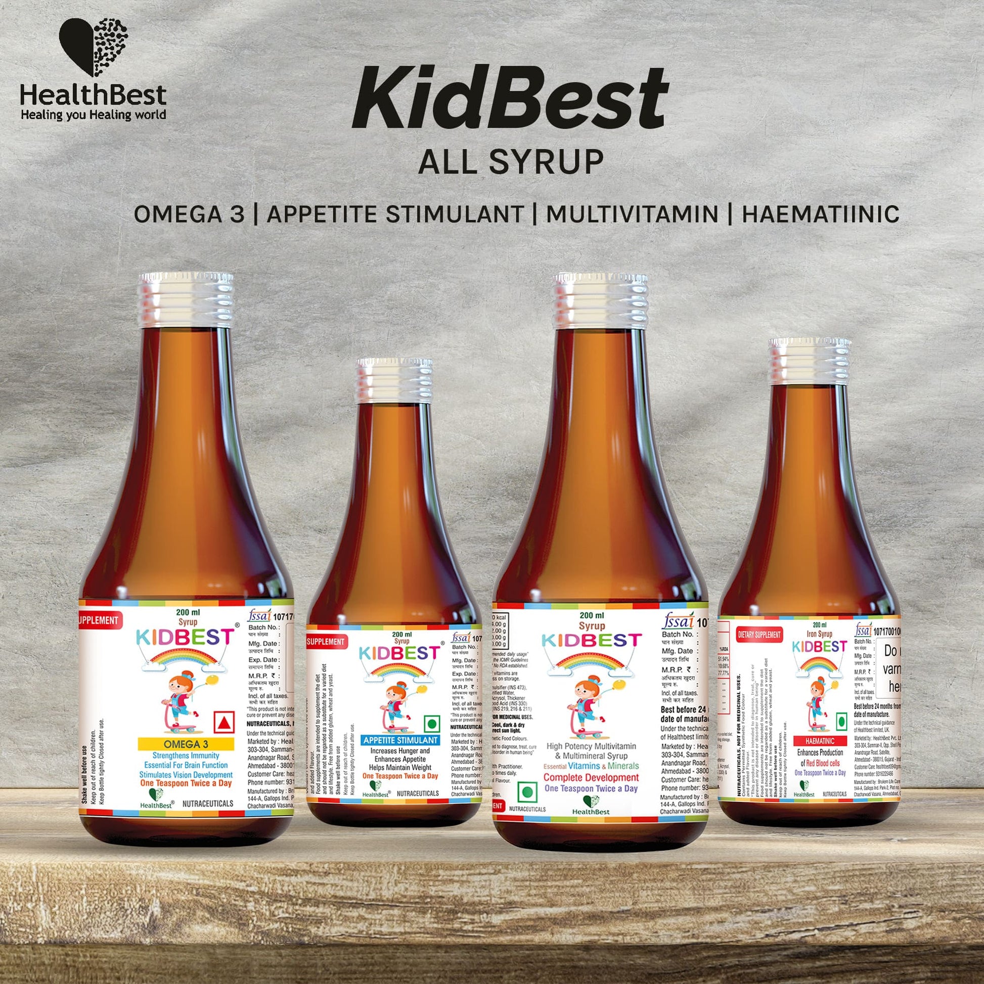 Kidbest Syrup Combo