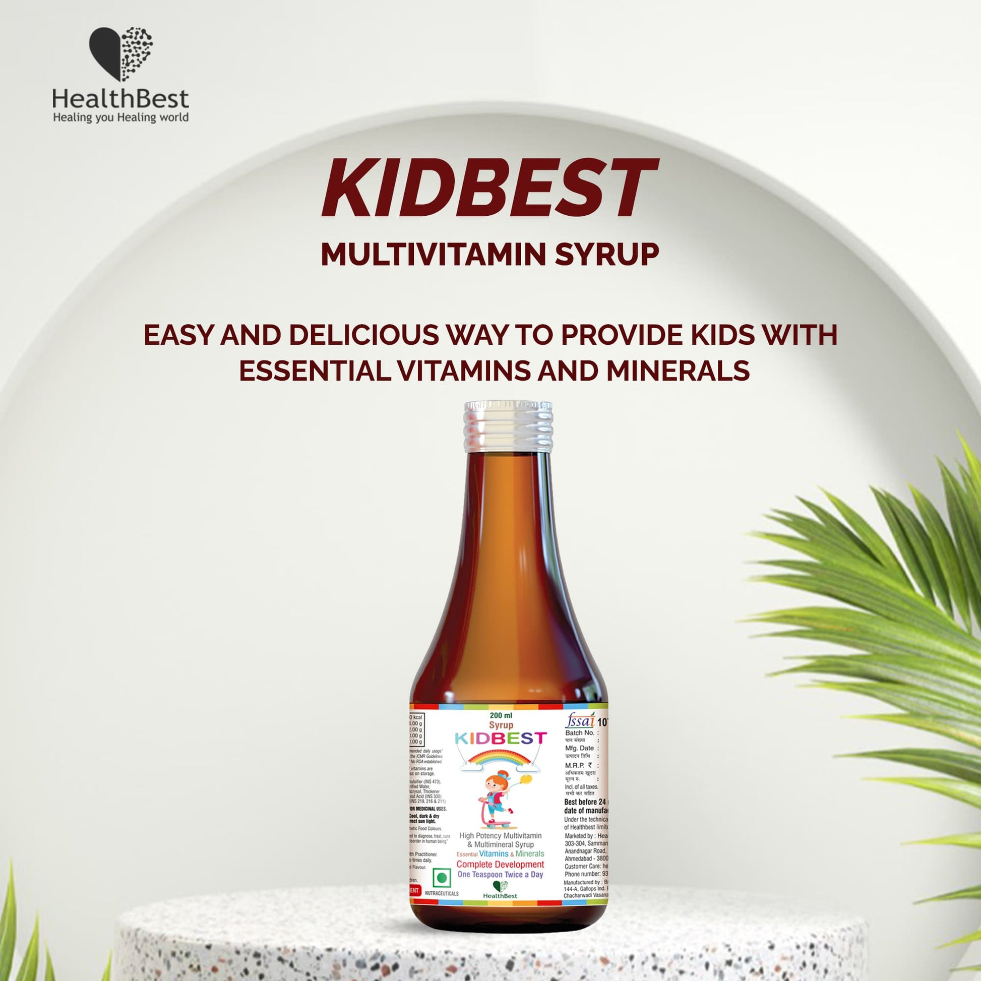 Healtbest Kidbest Multivitamin1 Syrup for Kids