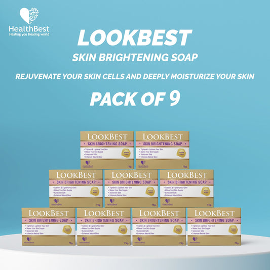 LookBest Skin Brightening Soap Pack of 9