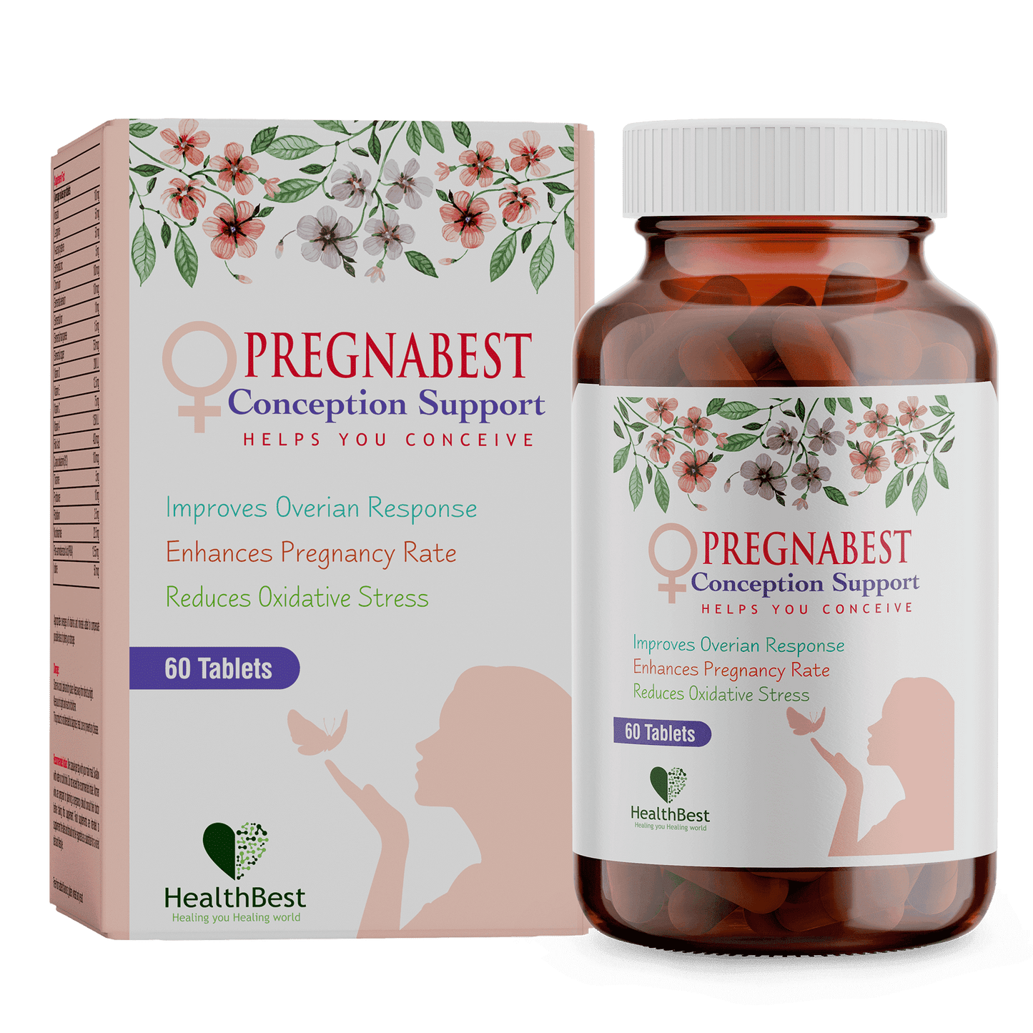 Healthbest PregnaBest Conception Support Multivitamins