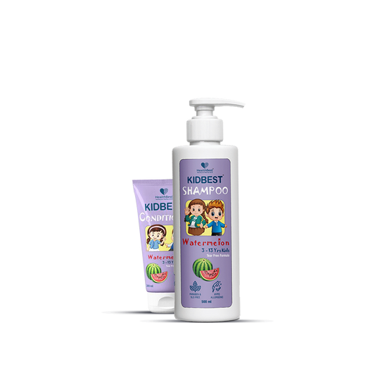 HealthBest Kidbest Hair Shampoo and Kidbest Conditioner