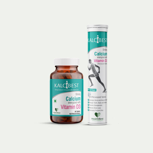 HealthBest KalciBest Calcium and Vitamin D3 Combo