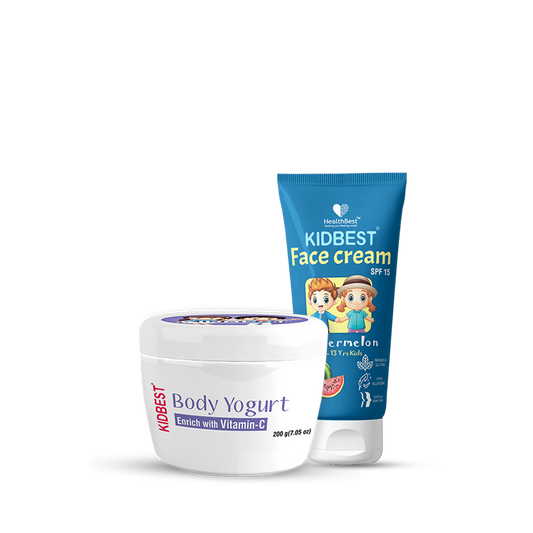 HealthBest Kidbest Face Cream and Kidbest Body Yogurt