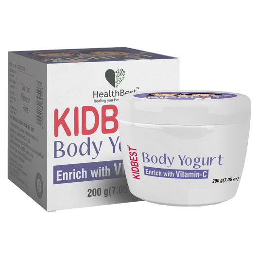 HealthBest Kidbest Body Yogurt and Kidbest Lip Balm Combo
