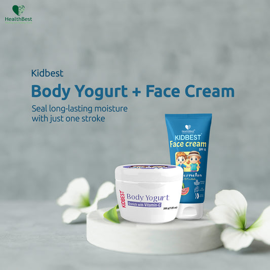 Kidbest Body Yogurt and Face Cream for Kids
