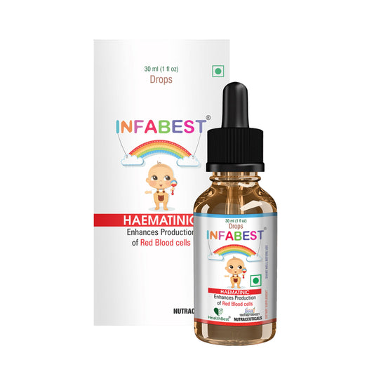 HealthBest Infabest Hematinic (Iron) Drops For Toddlers