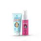HealthBest Kidbest Hair Gel (50ml) & Kidbest Detangler Spray (100ml) for 3-13 Years Kids | Combo Set