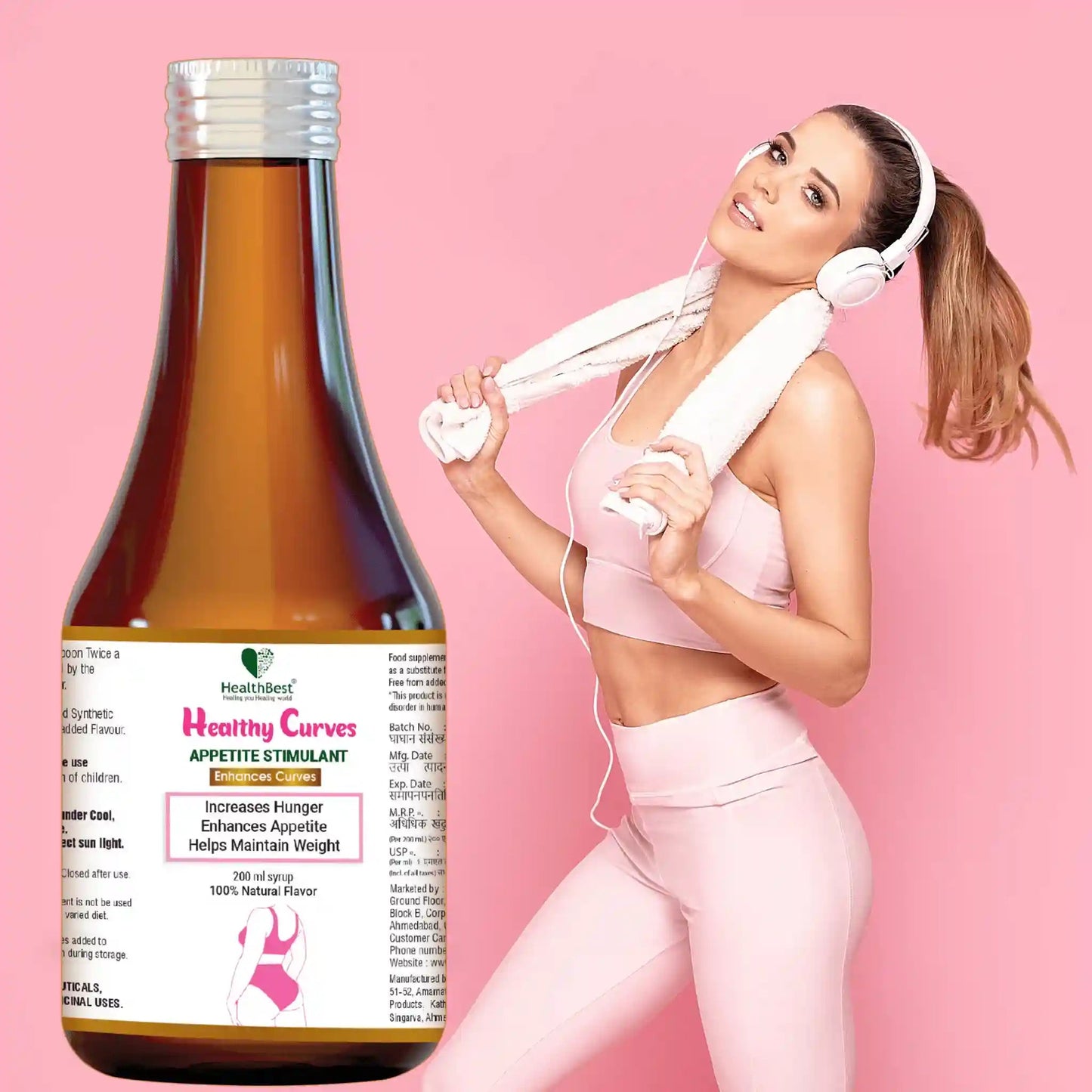 Healthy Curves Weight Syrup For Women 200ml - Healthbest