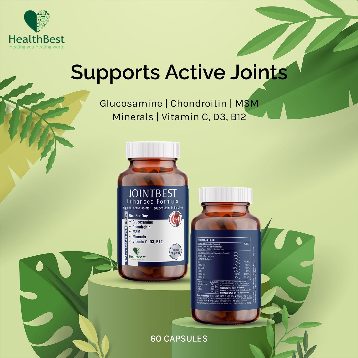 Joint Health Support Supplement - HealthbestVitamin Supplement