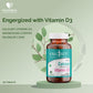 HealthBest KalciBest Calcium & Vitamin D3 Tablets | Bone Support | Strengthen Bones | 60 Tablets