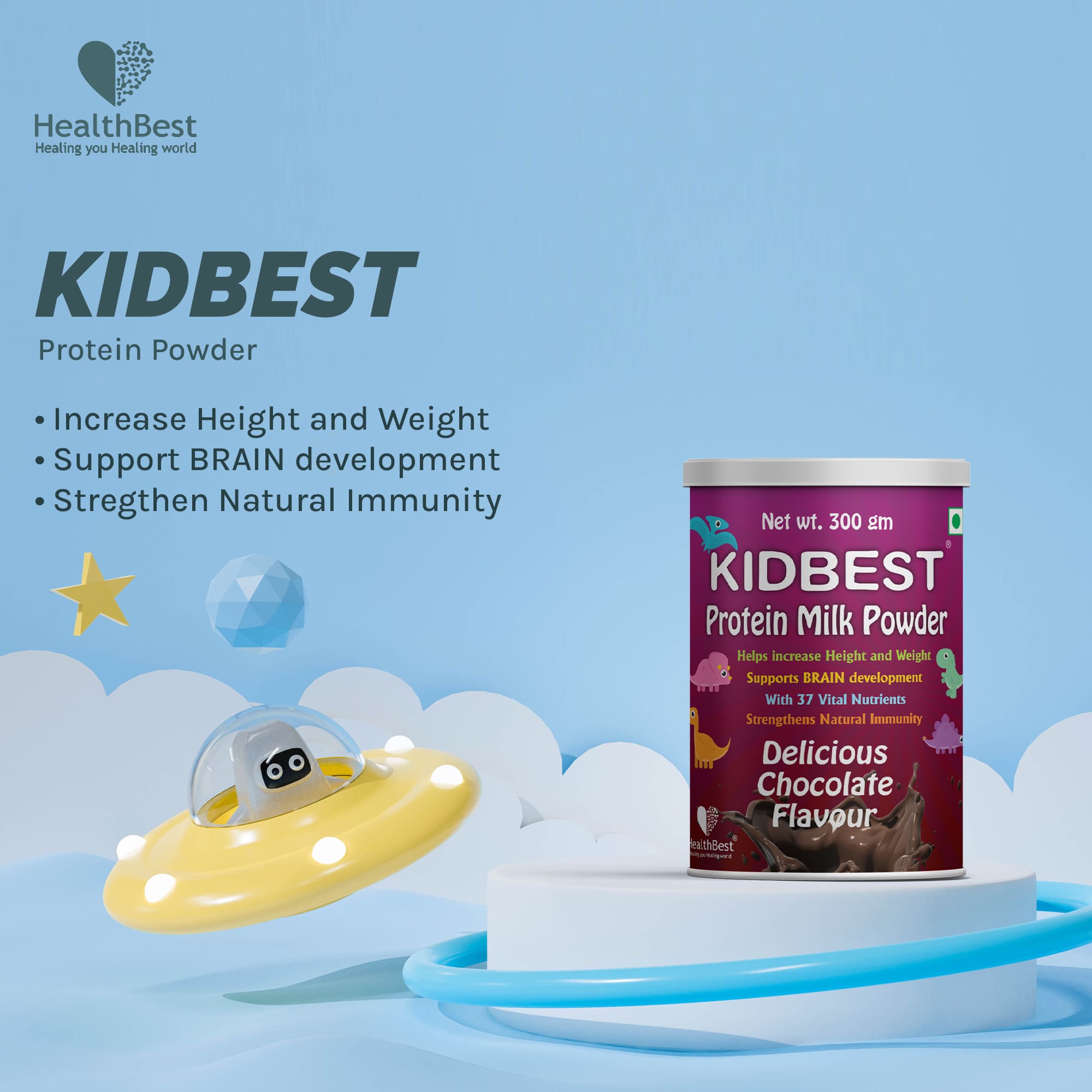 Buy Protein Milk Powder for Kids in India Healthbest