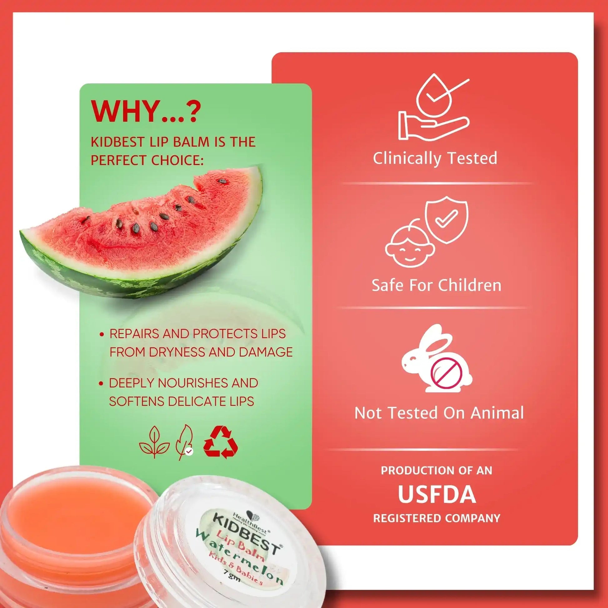 Kids Lip Balm 💋 - HealthbestKid's Cosmetic