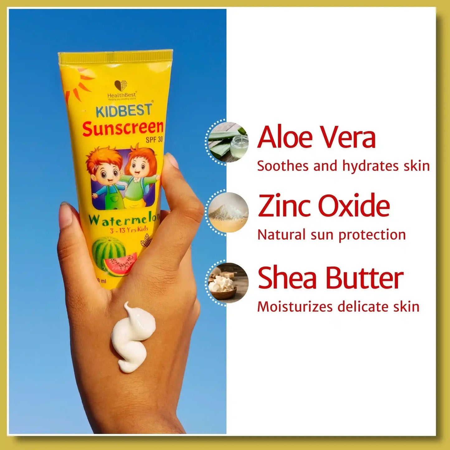 Kids Sunscreen - HealthbestKid's Cosmetic