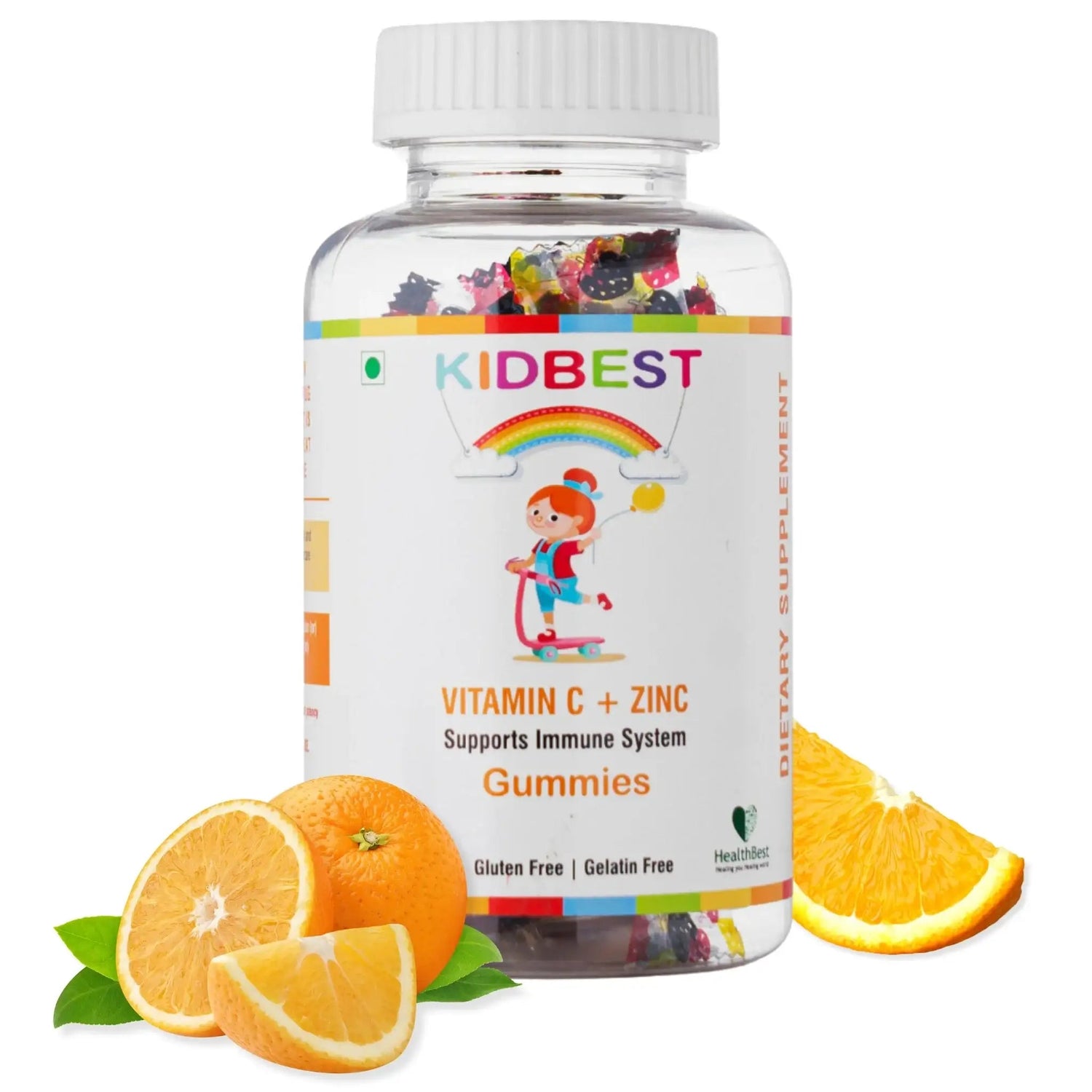 Kids Vitamin C + Zinc Gummies - Healthbestkids Gummies